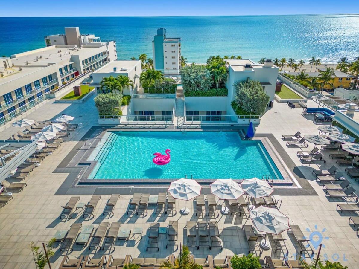 Lx Oasis Beachfront-Rt Infinity Pool 할리우드 외부 사진