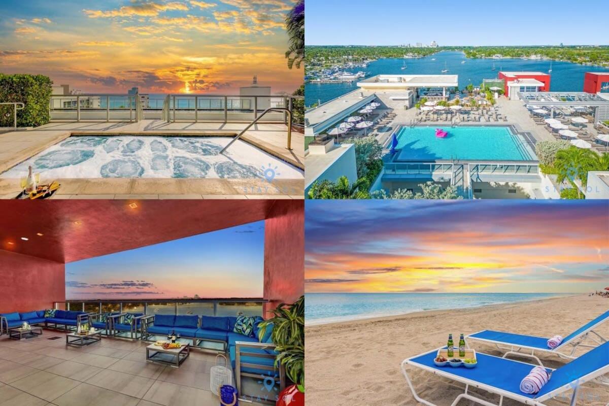 Lx Oasis Beachfront-Rt Infinity Pool 할리우드 외부 사진